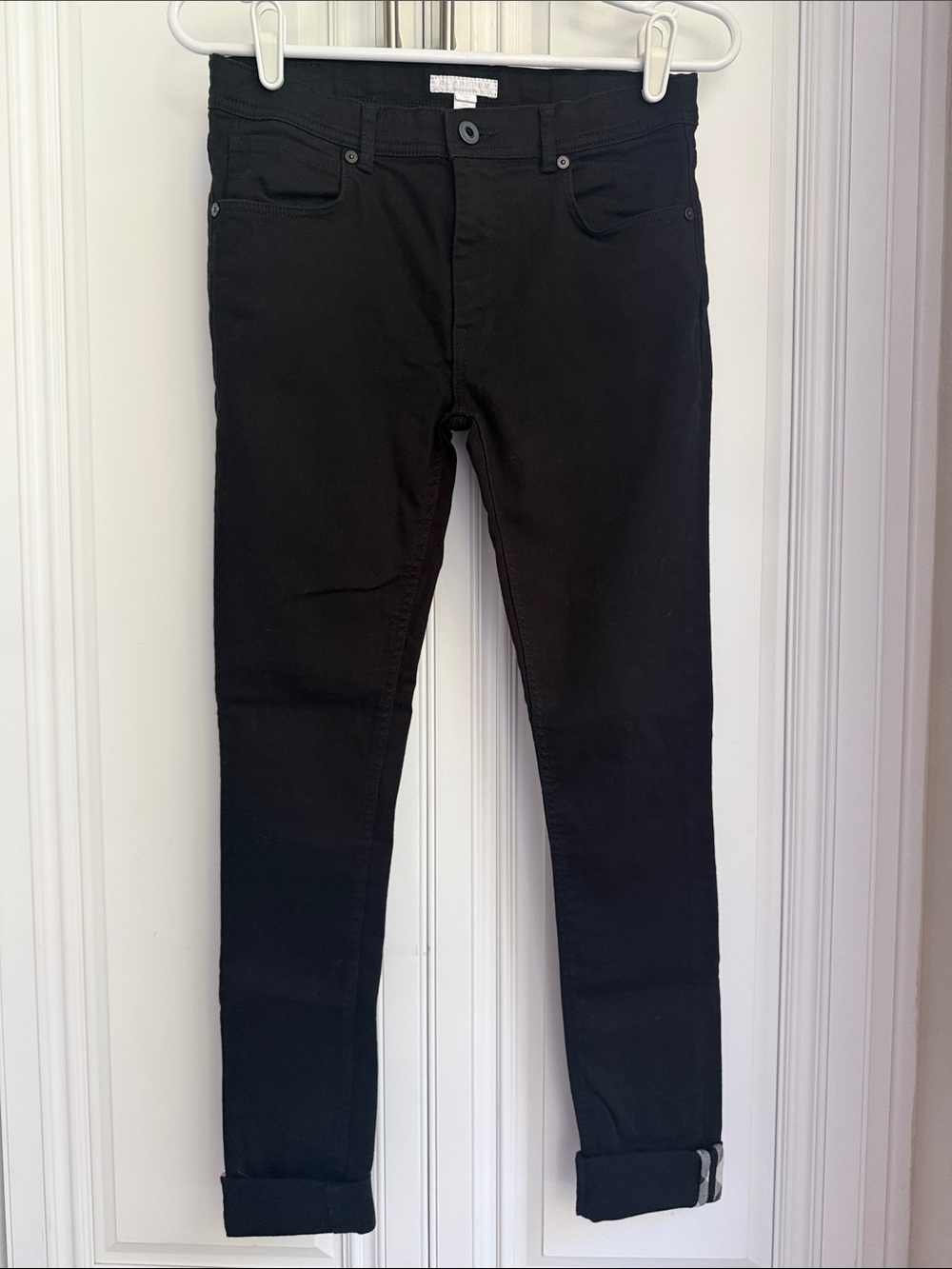 Burberry children Black Skinny Jeans, size 14Y